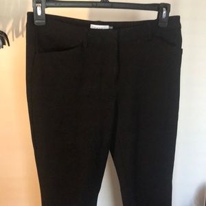 Black Calvin Klein stretch dress pants/leggings
